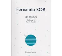 CASTELLE FERNANDO SOR - LES ETUDES VOLUME 3 (OP.6 - OP.29) - GUITARE Méthode et pédagogie Guitare Guitare acoustique