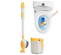 Castelles pour la brosse hygiénique - Épurateur de dessin animé, poignée de savon rechargeable | Brosse de bain nettoyage en profondeur, outil de support durable utilisation de la maison