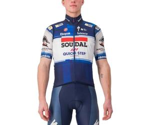 CASTELLI 4233088 PRO LIGHT WIND VEST Men's Sports vest DARK BLUE/WHITE L