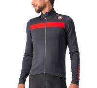 CASTELLI 4518511-030 Puro 3 Jersey FZ Sweatshirt Homme Dark Gray/Red Reflex Taille XL