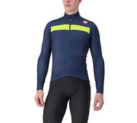 CASTELLI 4518511-424 Puro 3 Jersey FZ Sweatshirt Homme Belgian Blue/Yellow Taille XL