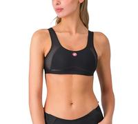 Castelli Brassière Rosso Corsa – Soutien‑gorge de sport impact moyen, noir, taille S