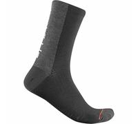 Castelli 4520540 Bandito Wool 18 Sock Socks Homme Black Taille S/M