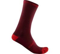 CASTELLI 4521029 SUPERLEGGERA T 18 Sock Men's Socks Bordeaux/Brilliant Pink XXL