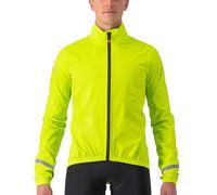 Castelli 4521500 EMERGENCY 2 RAIN JACKET Jacket Homme ELECTRIC LIME Taille L