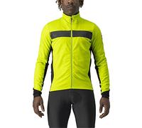 CASTELLI 4521503-383 RADDOPPIA 3 JKT Jacket Homme ELECTRIC LIME/BLACK REFLEX Taille M