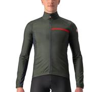 Castelli 4521511 SQUADRA STRETCH JACKET Jacket Homme MILITARY GREEN/DARK GRAY Taille S