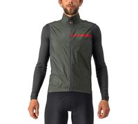 CASTELLI 4521512-075 SQUADRA STRETCH VEST Men's Sports vest MILITARY GREEN/DARK GRAY XXXL
