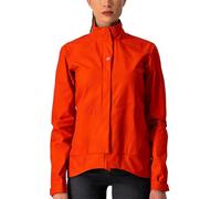 CASTELLI 4521538-656 COMMUTER W RFLX JKT Jacket Femme FIERY RED Taille XS