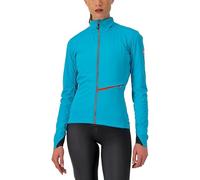 CASTELLI 4521540-086 GO W JKT Women's Jacket Sky Blue/Fiery Red XS