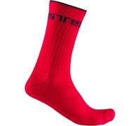 CASTELLI 4521552-642 DISTANZA 20 SOCK Socks Homme POMPEIAN RED Taille S/M