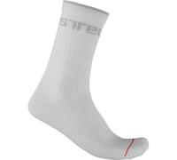 Castelli 4521552 DISTANZA 20 SOCK Socks Homme WHITE Taille S/M