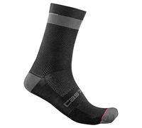 Castelli 4521553 ALPHA 18 SOCK Socks Homme BLACK/DARK GRAY Taille S/M