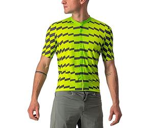 CASTELLI 4522007-383 Unltd STERRATO Jersey T-Shirt Homme Electric Lime/Dark Gray XL