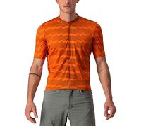 CASTELLI 4522007-613 Unltd STERRATO Jersey T-Shirt Homme Spice Orange/Orange Rust XXXL