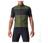 CASTELLI 4522010-316 Unlimited Puffy Vest Jacket Homme Light Military Gray/Dark Gray Taille M