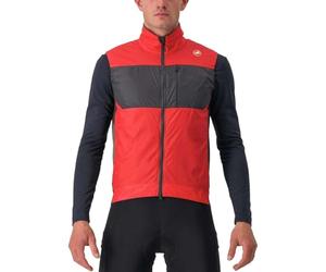 CASTELLI 4522010-642 UNLIMITED PUFFY VEST Jacket Homme POMPEIAN RED/DARK GRAY Taille S