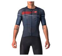 CASTELLI 4522015-414 Climber's 3.0 SL Jersey T-Shirt Homme Savile Blue/Red M