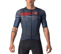 Castelli 4522015 Climber's 3.0 SL JRS T-Shirt Homme Savile Blue/Red Taille XL