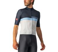 CASTELLI 4522017-414 A Bloc Jersey T-Shirt Homme Savile Blue/Blue Blue - Ivory S