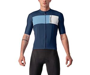 CASTELLI 4522023-424 PROLOGO 7 Jersey Men's T-Shirt Belgian Blue/Drive Blue-Silver Gray L