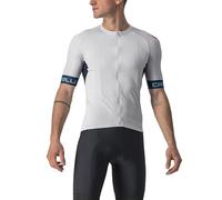 Castelli 4522025 ENTRATA VI Jersey T-Shirt Homme Silver Gray/Savile Blue-BLU SK Taille 3XL