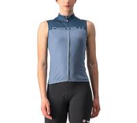 CASTELLI 4522066-062 VELOCISSIMA SLESS Sweat-Shirt pour Femme Bleu Acier léger/océan Clair de Lune S, Light Steel Blue/Moonlite Ocean, S