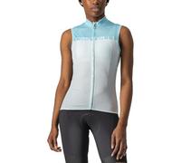 CASTELLI 4522066-498 Sleeveless T-Shirt Femme Light Aqua/Skylight S