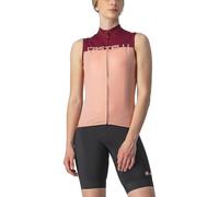 CASTELLI 4522066-566 Sleeveless T-Shirt Femme Blush/Bordeaux S