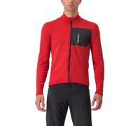 CASTELLI 4522505-642 UNLTD Trail Jersey Sweatshirt Homme Pompeian Red/Dark Gray Taille L