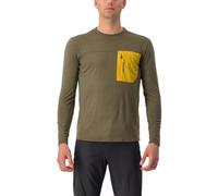 CASTELLI 4522506-304 UNLTD Merino LS Sweatshirt Homme Tarmac/Goldenrod Taille M