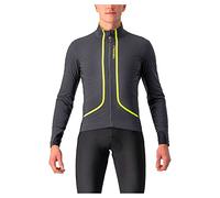 CASTELLI 4522508-030 FLIGHT JACKET AIR Men's Jacket Dark Gray/Electric Lime 3XL