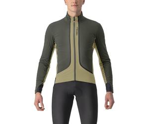 CASTELLI 4522508-363 FLIGHT JACKET AIR Men's Jacket Green Tea/Military Green-Black L