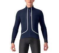 CASTELLI 4522508-414 FLIGHT JACKET AIR Men's Jacket Savile Blue/Silver Gray-Stell L