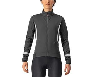 CASTELLI 4522542-085 DINAMICA 2 JACKET Jacket Femme LIGHT BLACK/WHITE REFLEX Taille M