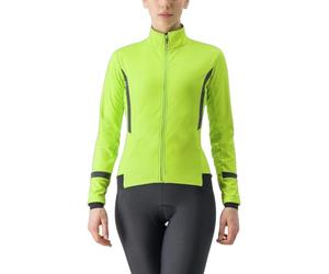 CASTELLI 4522542-383 DINAMICA 2 JACKET Jacket Femme ELECTRIC LIME/BLACK REFLEX Taille XS
