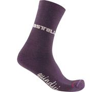 CASTELLI 4522558-502 QUINDICI SOFT M. W S Socks Femme NIGHT SHADE Taille L/XL