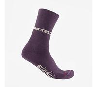 CASTELLI 4522558-502 QUINDICI SOFT M. W S Socks Femme NIGHT SHADE Taille S/M