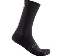 CASTELLI 4522567-010 RACING STRIPE 18SOCK Socks Homme BLACK Taille S/M