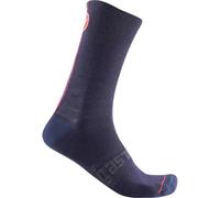 CASTELLI 4522567-414 RACING STRIPE 18SOCK Socks Homme SAVILE BLUE Taille S/M