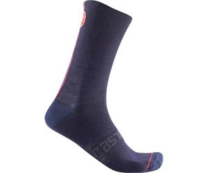CASTELLI 4522567-414 RACING STRIPE 18SOCK Socks Homme SAVILE BLUE Taille S/M