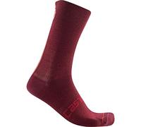 CASTELLI 4522567-421 RACING STRIPE 18SOCK Socks Homme BORDEAUX Taille S/M