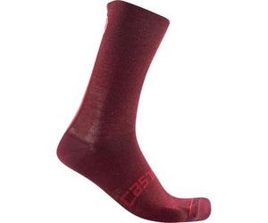 CASTELLI 4522567-421 RACING STRIPE 18SOCK Socks Homme BORDEAUX Taille S/M