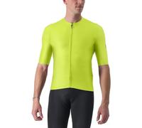Maillot Castelli Aero Race 6.0 Rosso Corsa manche courte vert lime électrique - L