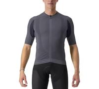 Maillot manches courtes castelli superleggera 3 gris fonce