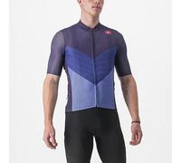 Maillot manches courtes castelli endurance pro 2 bleu fonce violet