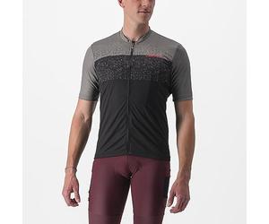 CASTELLI 4523017-125 Unlimited ENTRATA Jersey Men's T-Shirt Gunmetal Gray/Black L