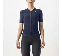 Maillot Castelli Premio manche courte bleu foncé femme - S