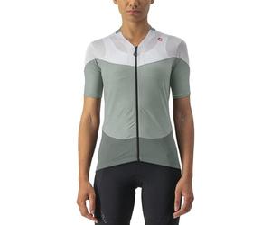 CASTELLI 4523040-346 Gradient Color Block Jersey Women's T-Shirt Defender Green/Ivory M