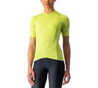 Maillot Castelli Anima 4 manche courte vert lime femme - XS